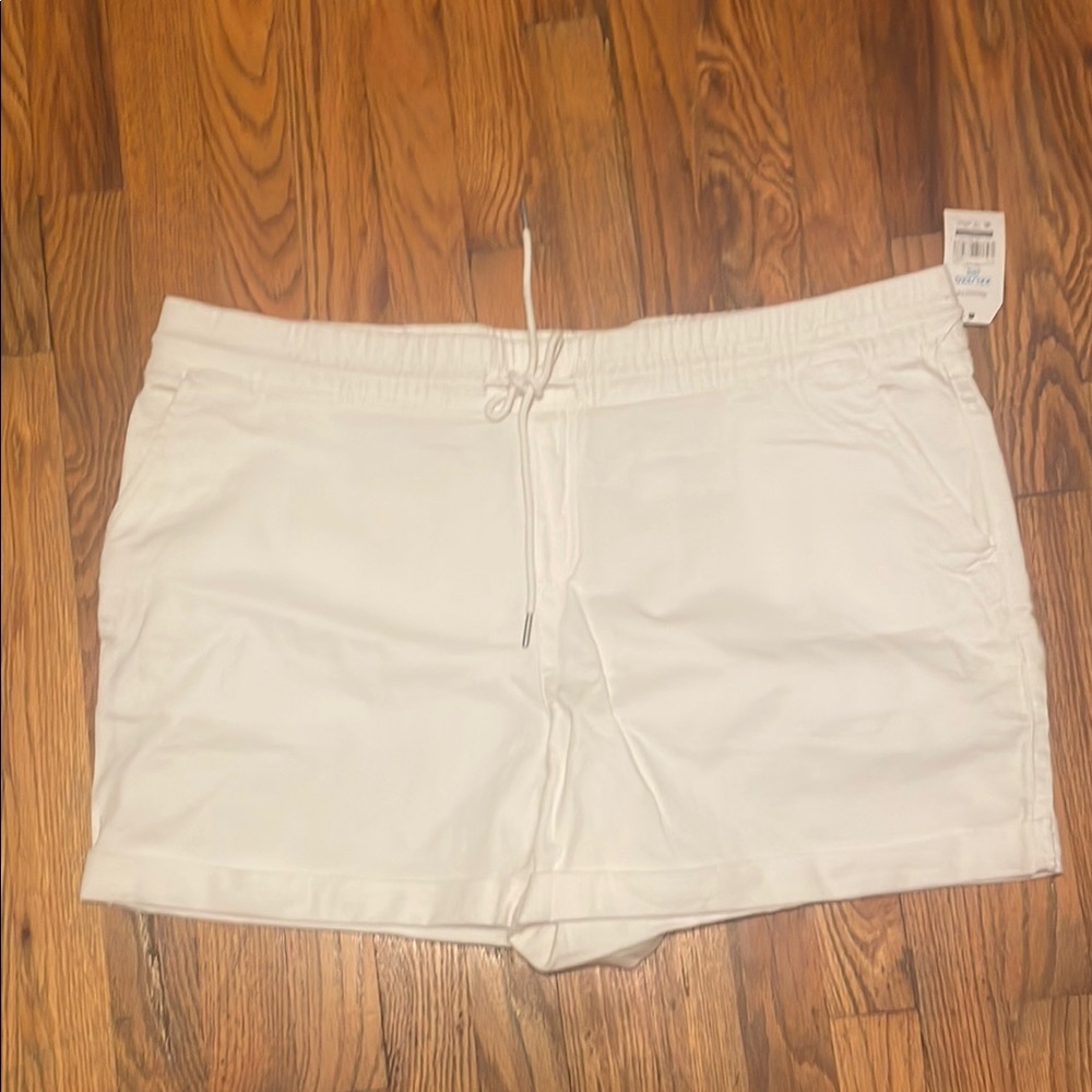 Time and Tru White Cargo Shorts Lightweight New W/ Tags